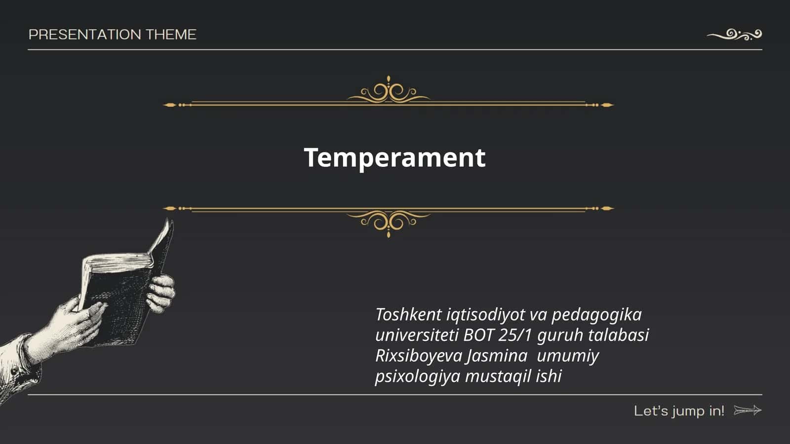 Temperament 1