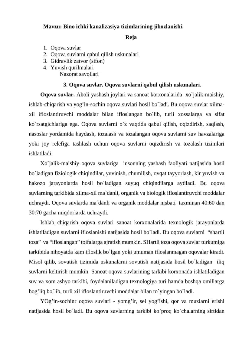 Oqova suvlar 1