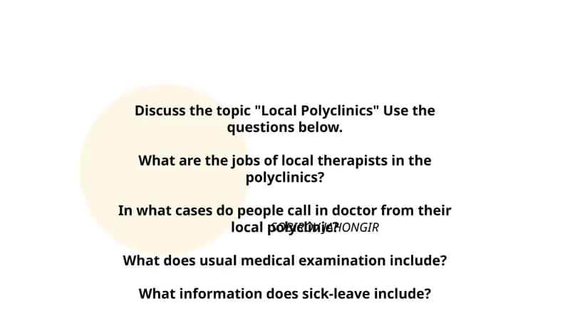 "Local Polyclinics" 1