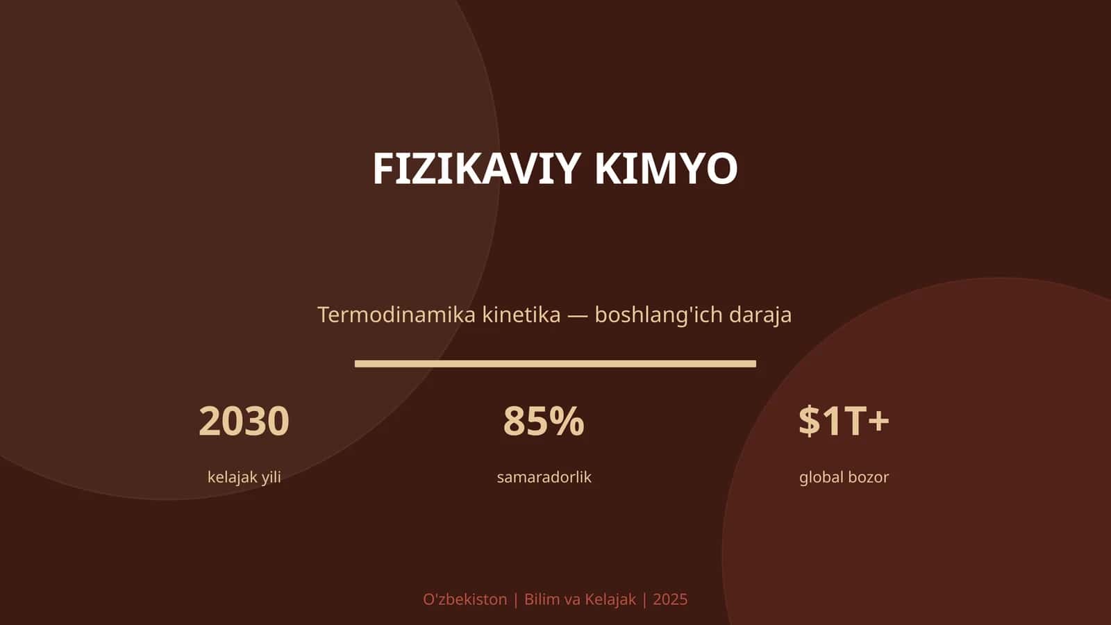 Fizikaviy kimyo 1