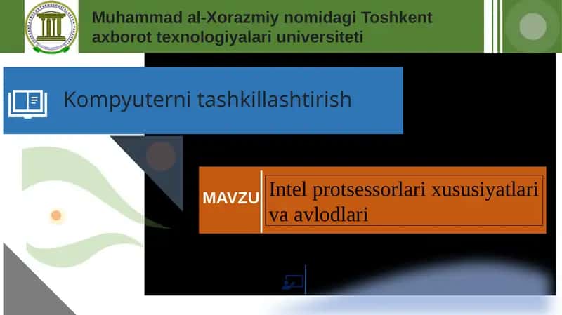 Intel protsessorlari xususiyatlari va avlodlari 1