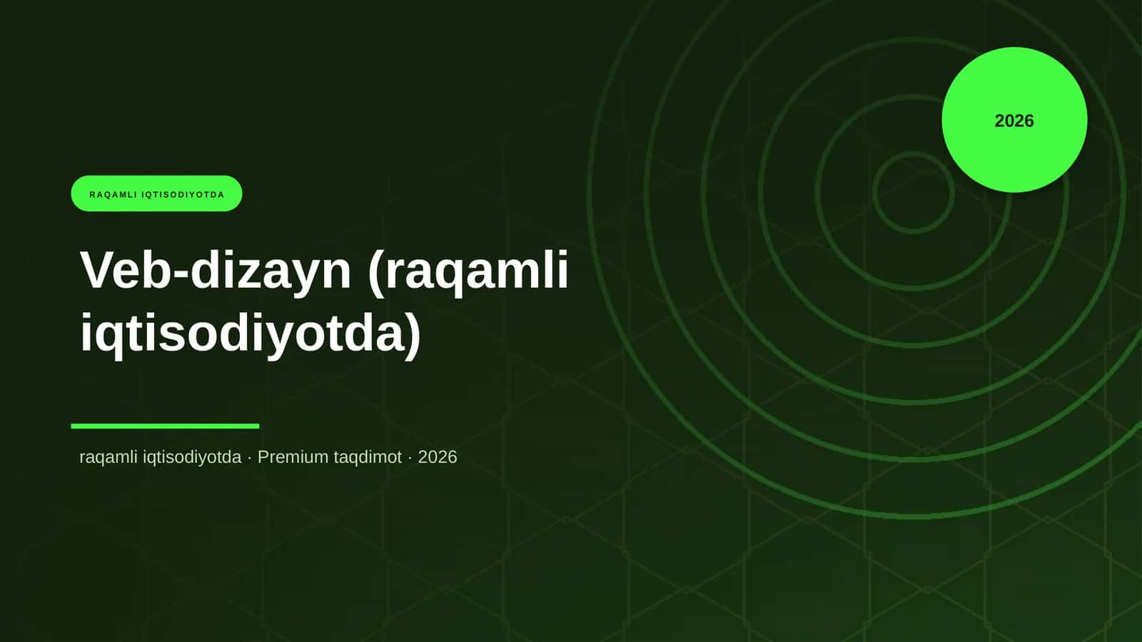 Veb-dizayn (raqamli iqtisodiyotda) 1