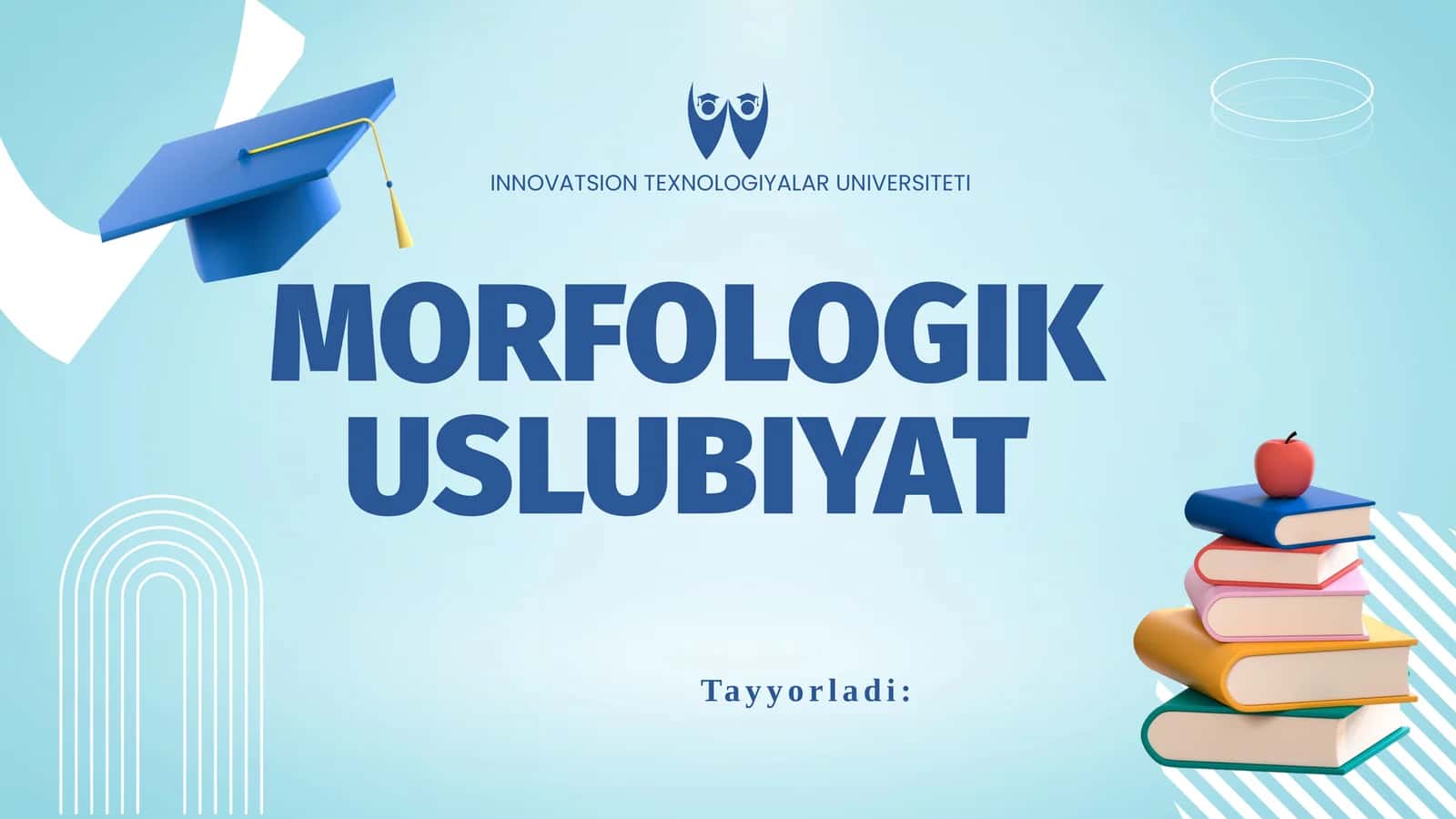 Morfologik uslubiyat 1