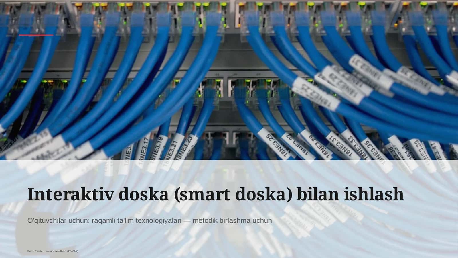 Interaktiv doska (smart doska) bilan ishlash 1