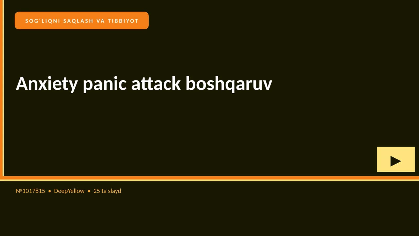 Anxiety panic attack boshqaruv 1