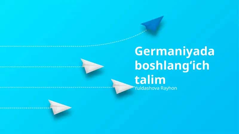 Germaniyada boshlangʻich talim 1