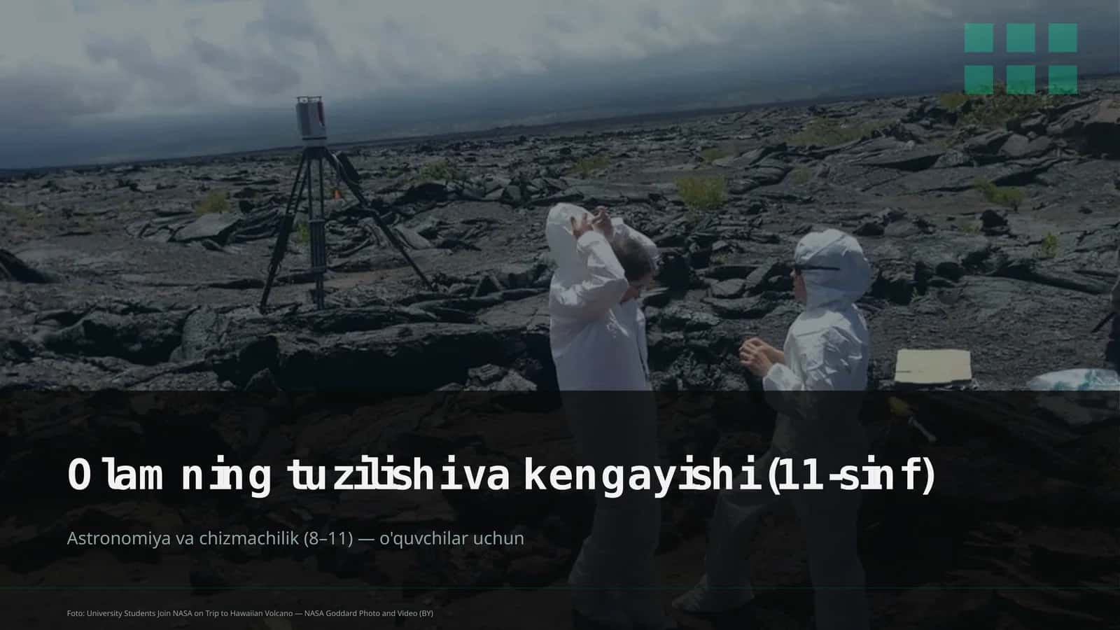 Olamning tuzilishi va kengayishi (11-sinf) 1