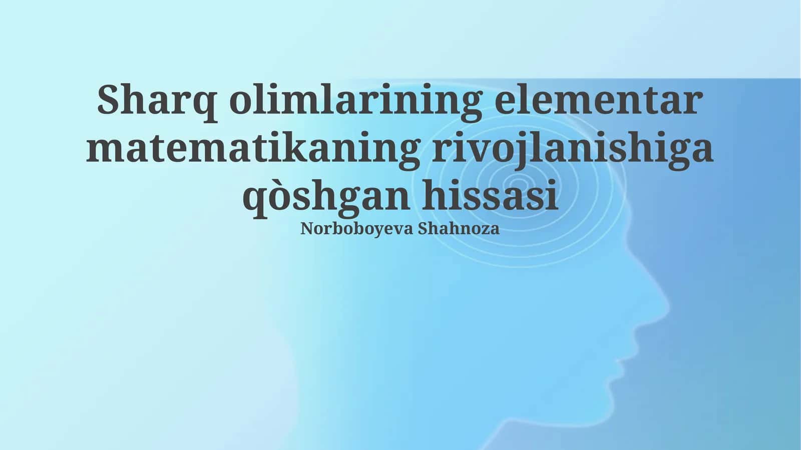 Mesopotamiya Matematikasi 1