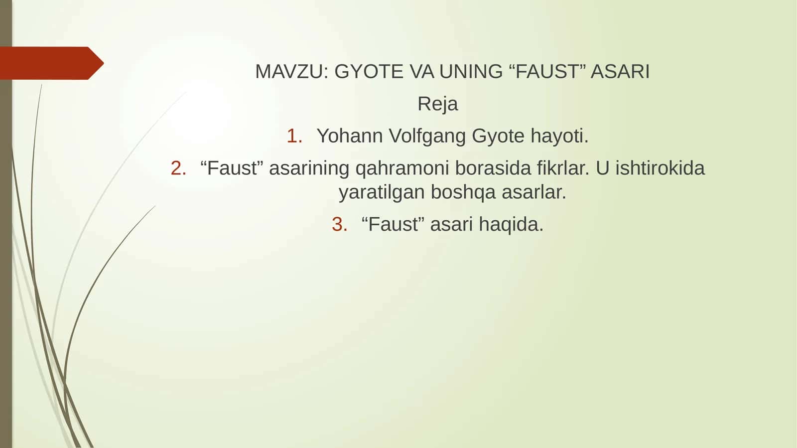 GYOTE VA UNING “FAUST” ASARI 1