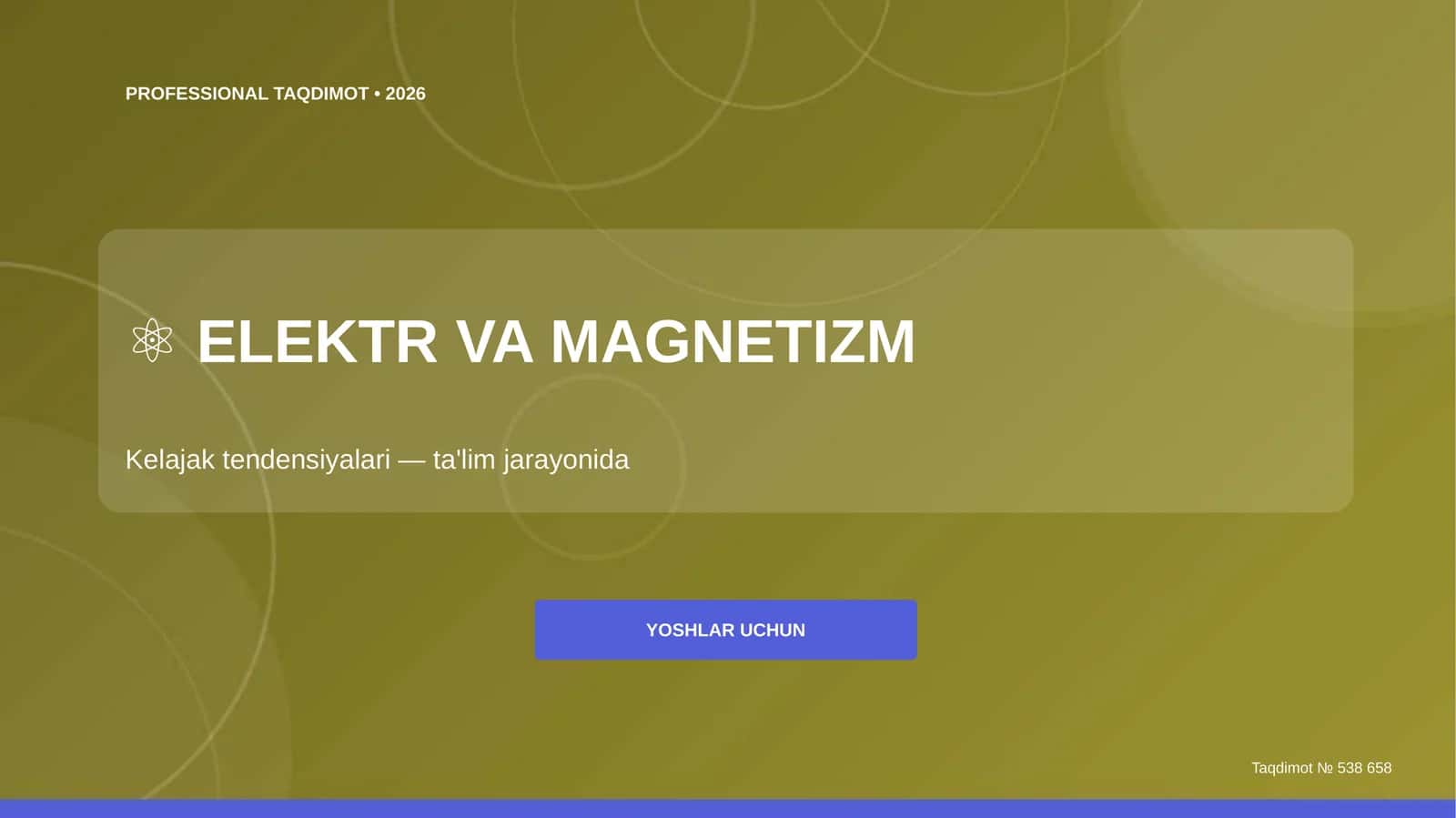 ELEKTR VA MAGNETIZM 1