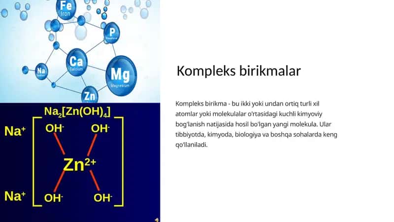 Kompleks birikmalar 1
