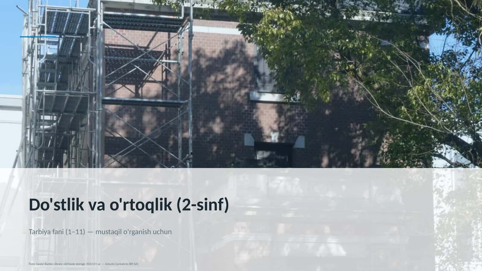 Do'stlik va o'rtoqlik (2-sinf) 1
