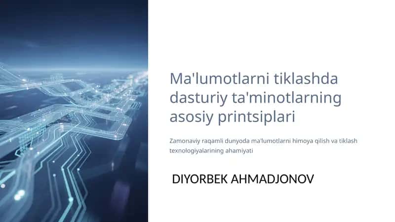 Ma'lumotlarni Tiklash Dasturiy Ta'minotlari 1