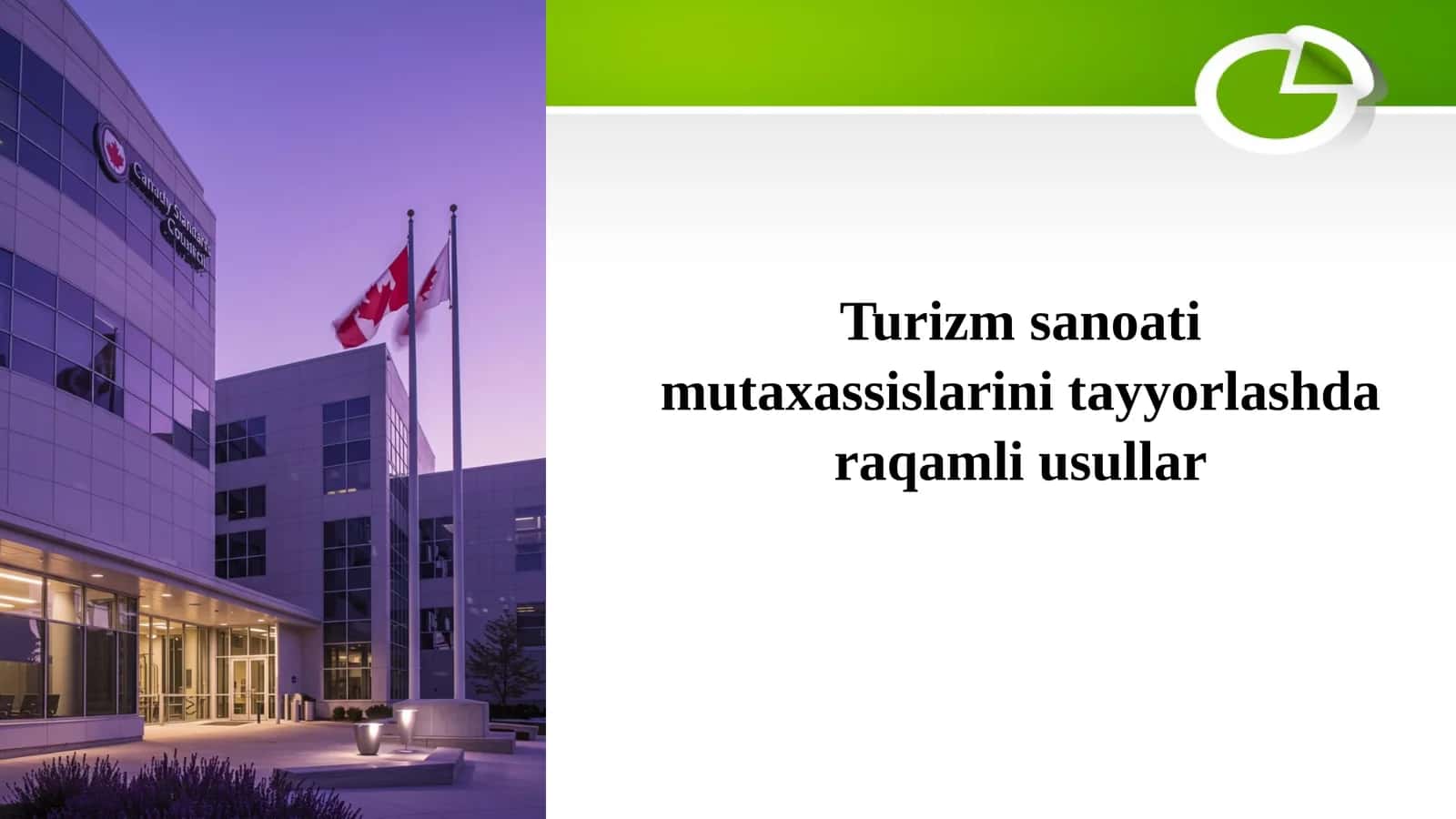 Turizm sanoati mutaxassislarini tayyorlashda raqamli usullar 1