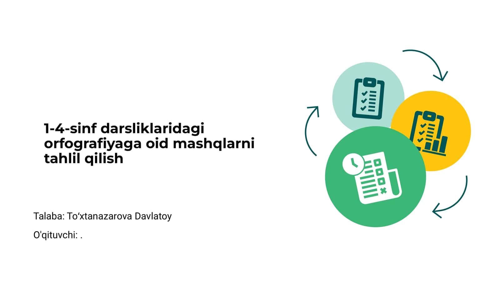 Orfografiya mashqlari 1
