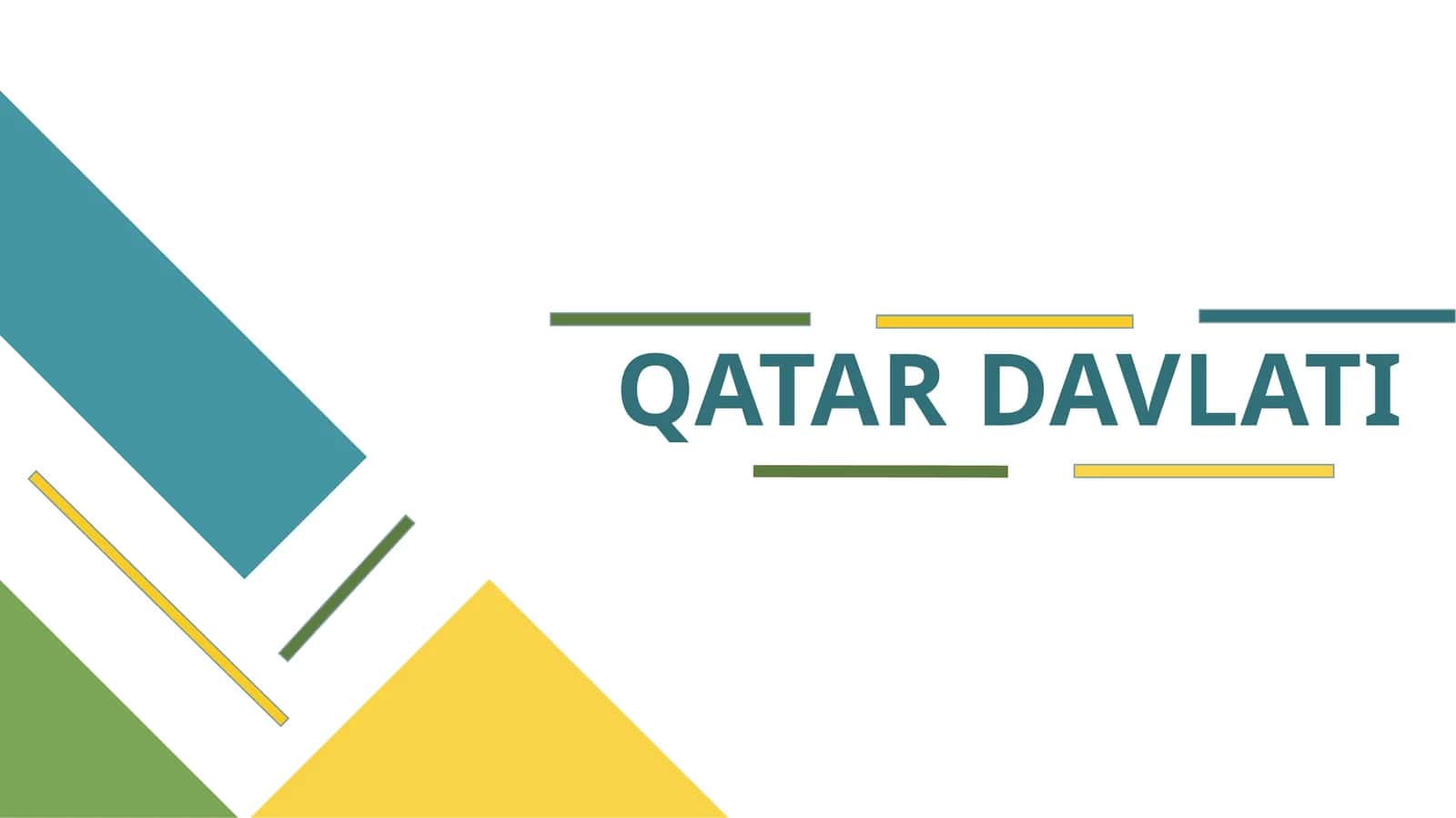 QATAR DAVLATI 1