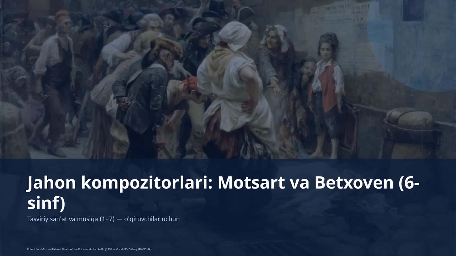Jahon kompozitorlari: Motsart va Betxoven (6-sinf) 1