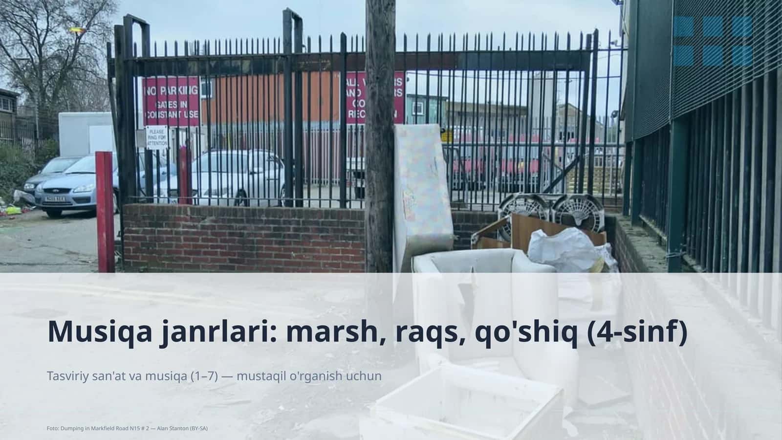 Musiqa janrlari: marsh, raqs, qo'shiq (4-sinf) 1