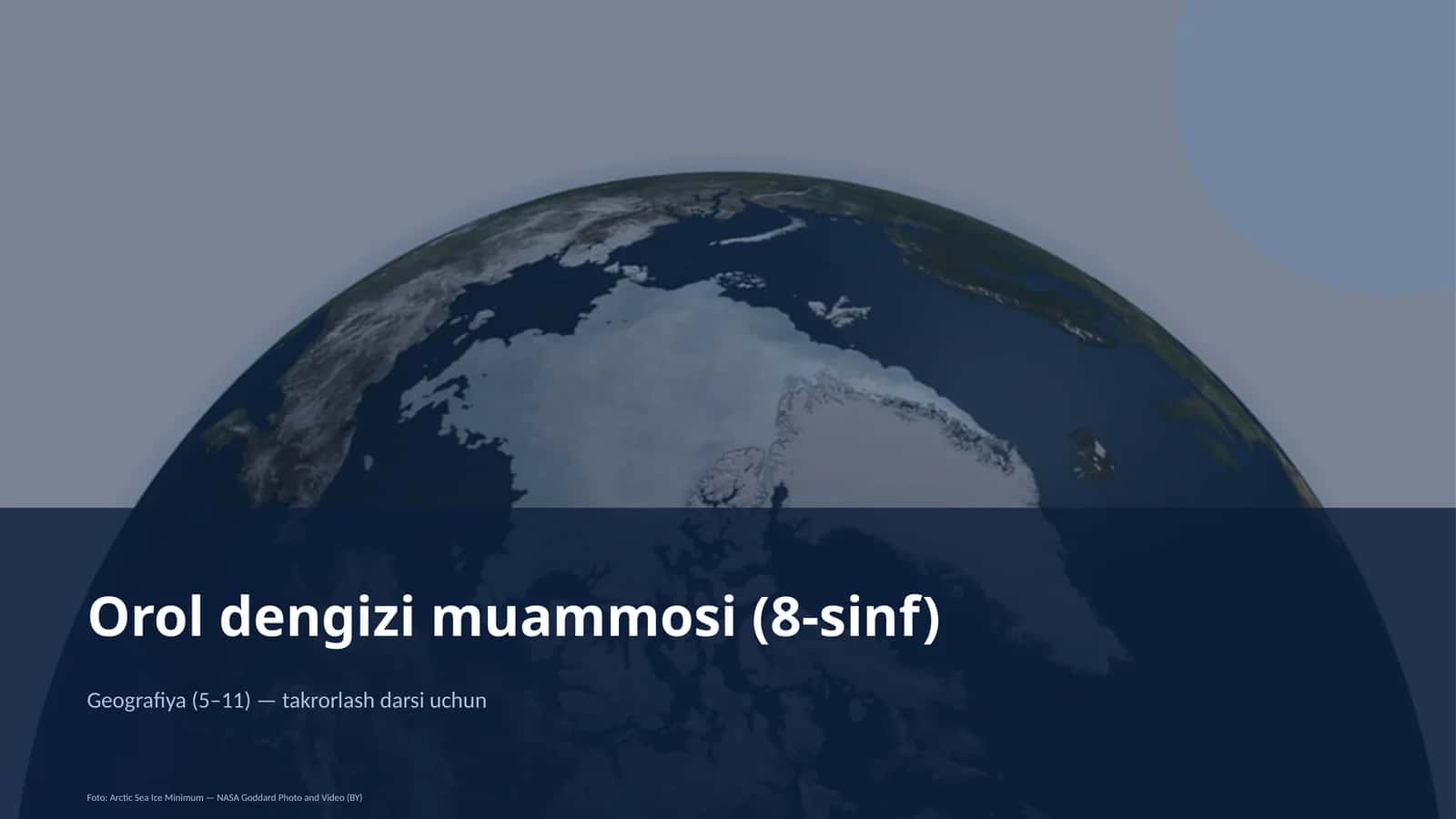 Orol dengizi muammosi (8-sinf) 1