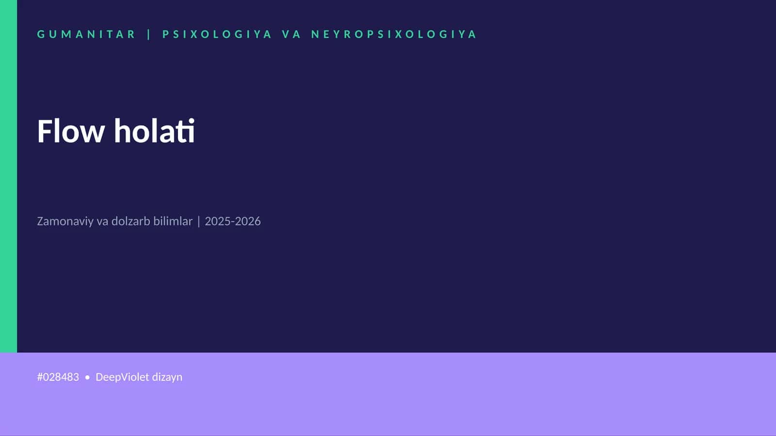 Flow holati 1