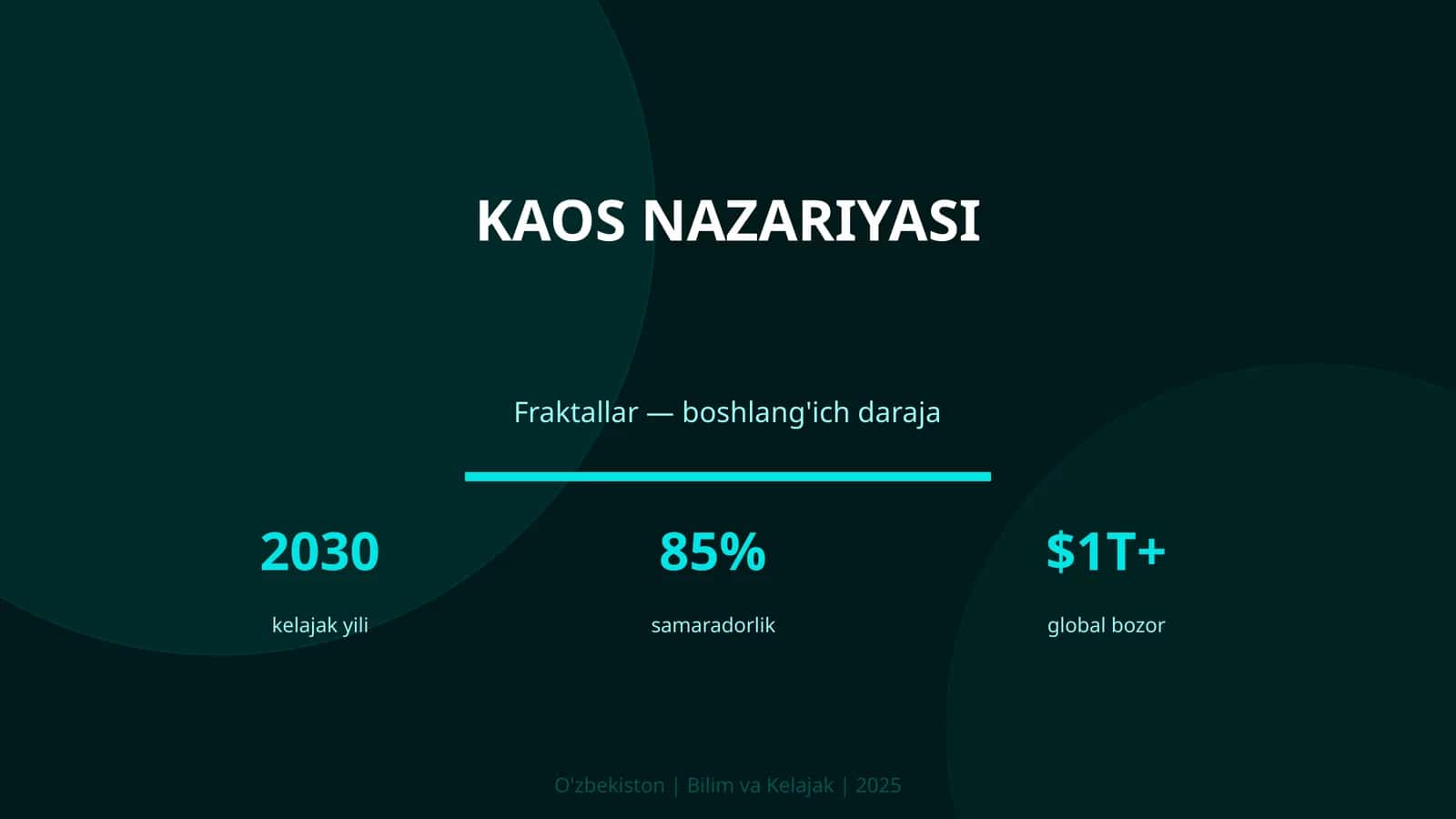 KAOS NAZARIYASI 1