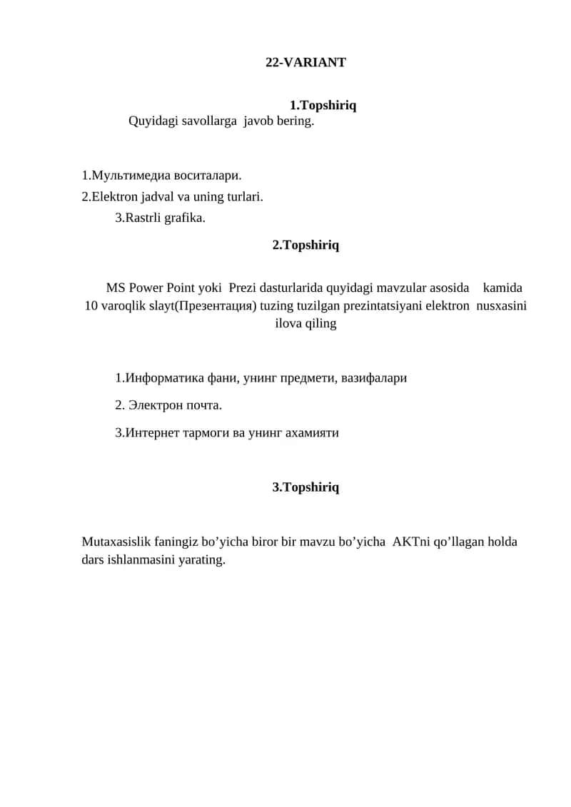 Multimedia vositalari 1