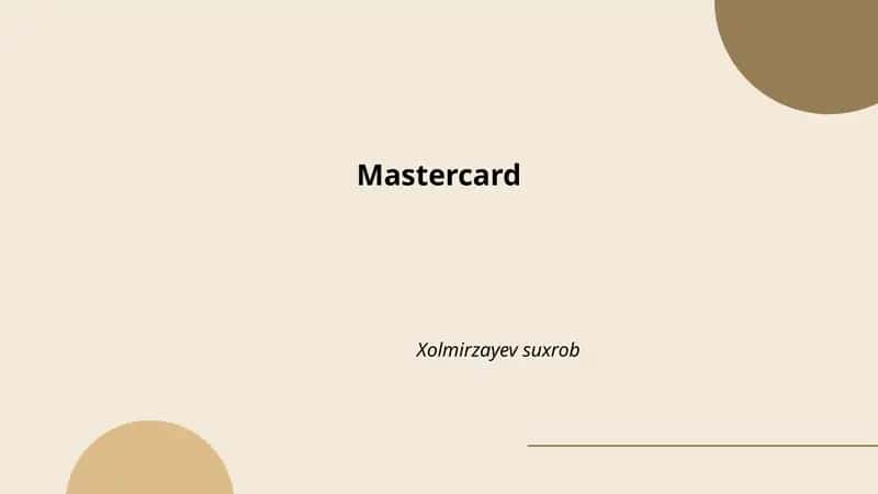 Mastercard 1