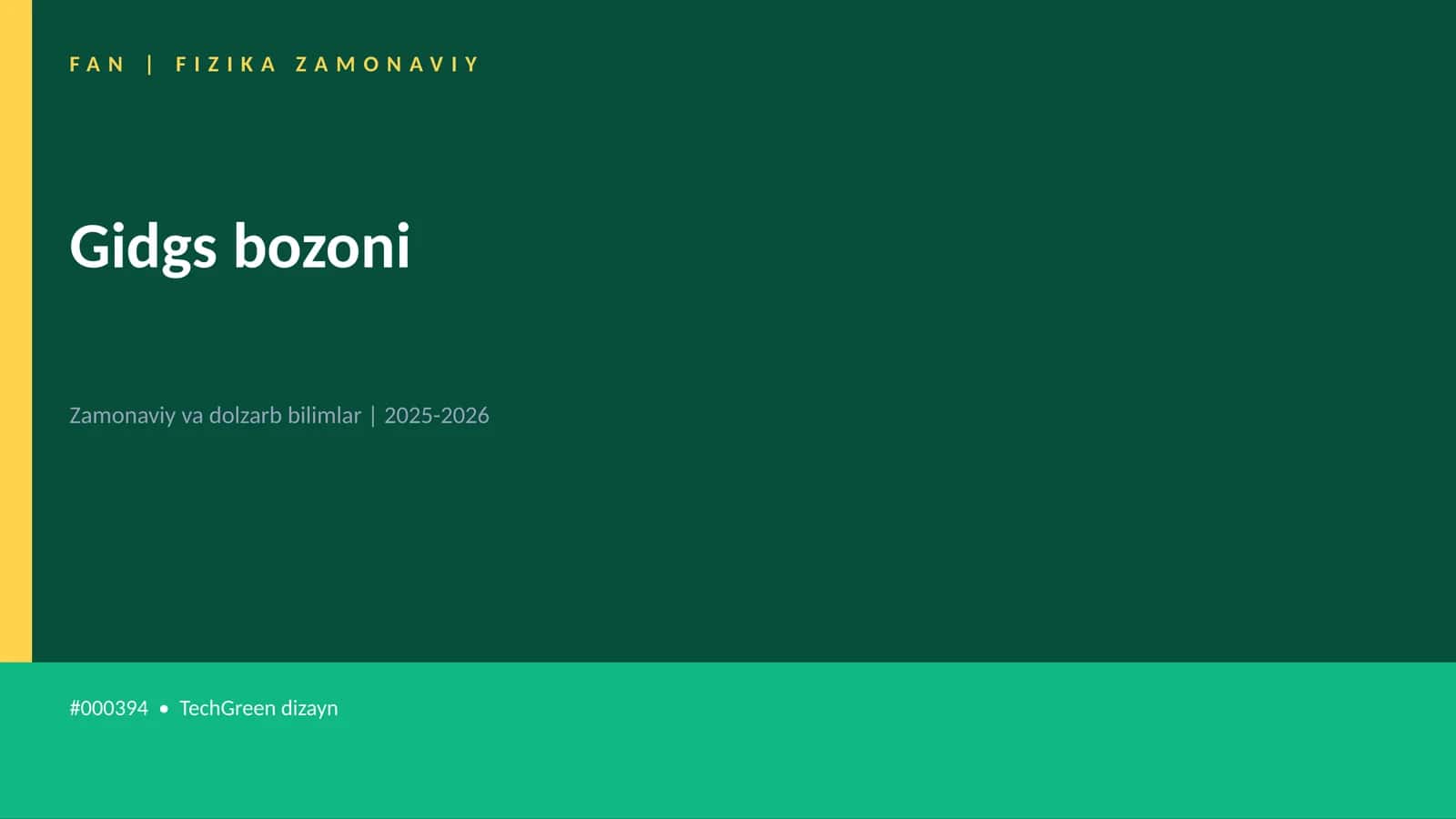 Gidgs bozoni 1