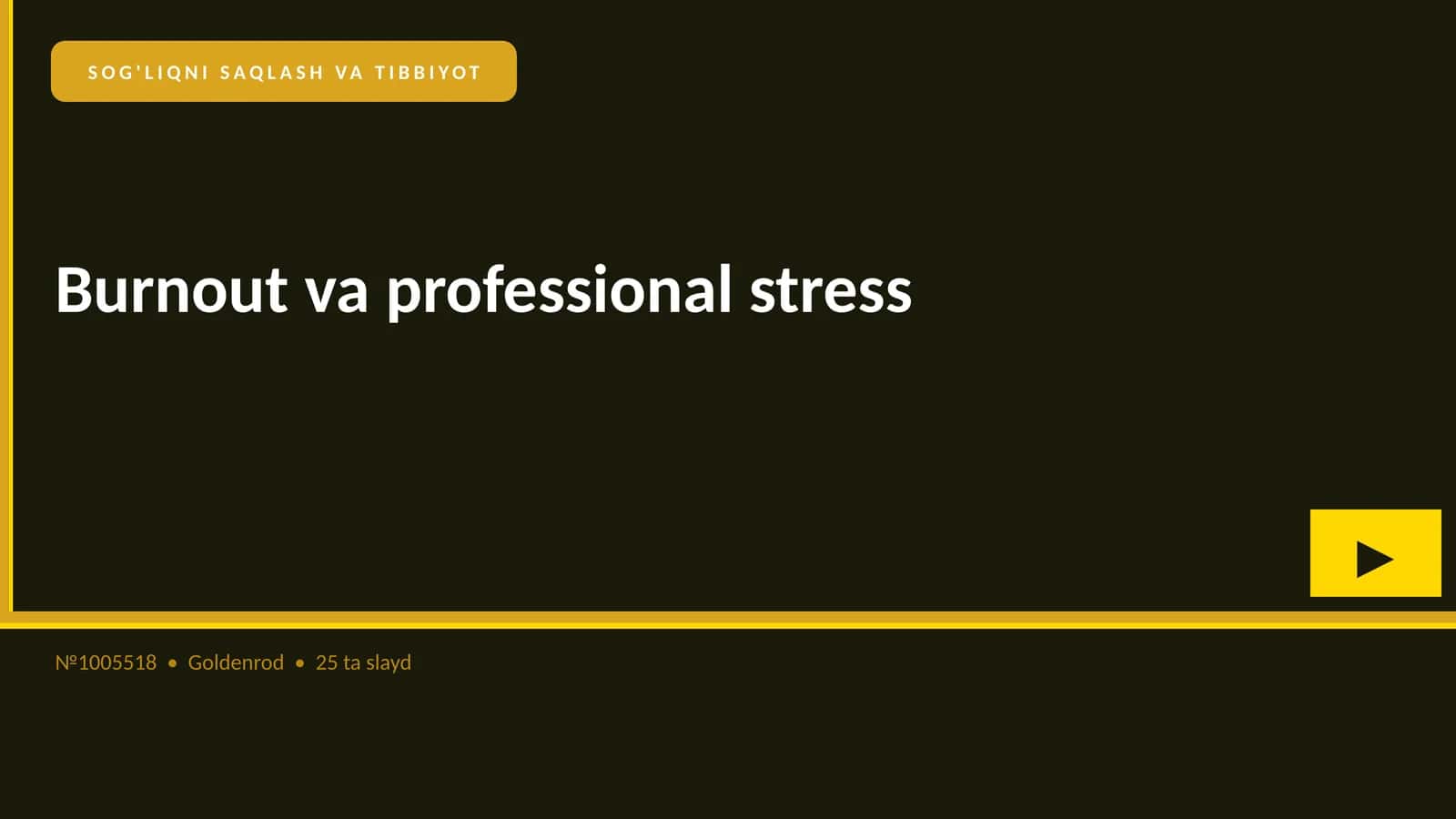 Burnout va professional stress 1