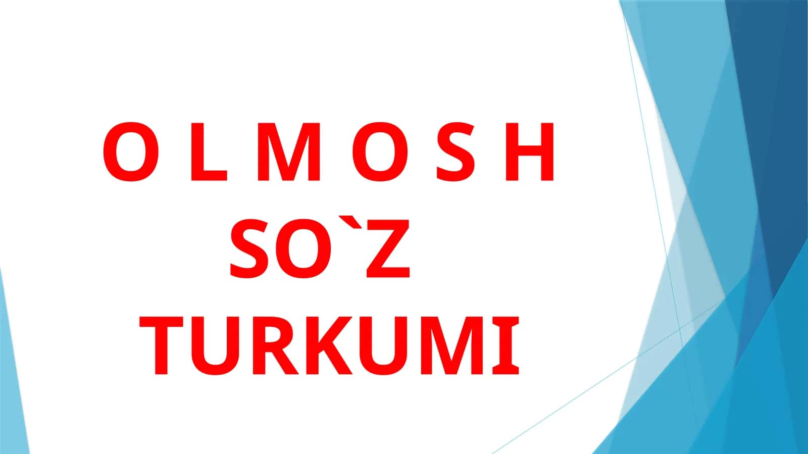 OLMOSH 1