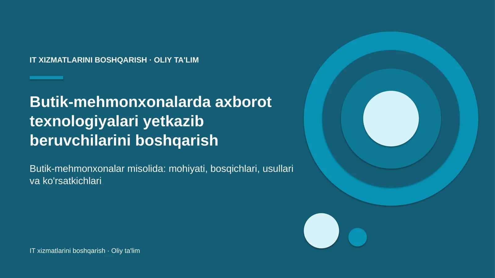 IT yetkazib beruvchilarini boshqarish 1
