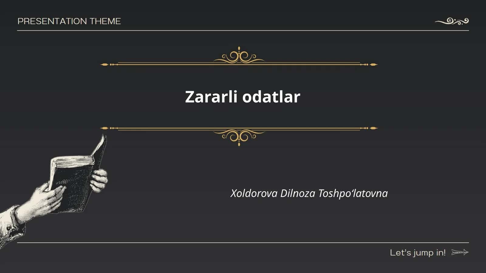 Zararli odatlar 1