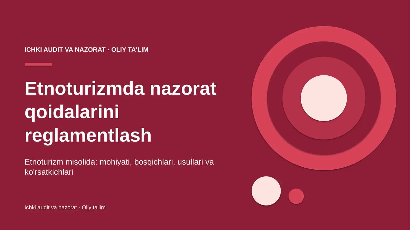 Etnoturizmda nazorat qoidalarini reglamentlash 1