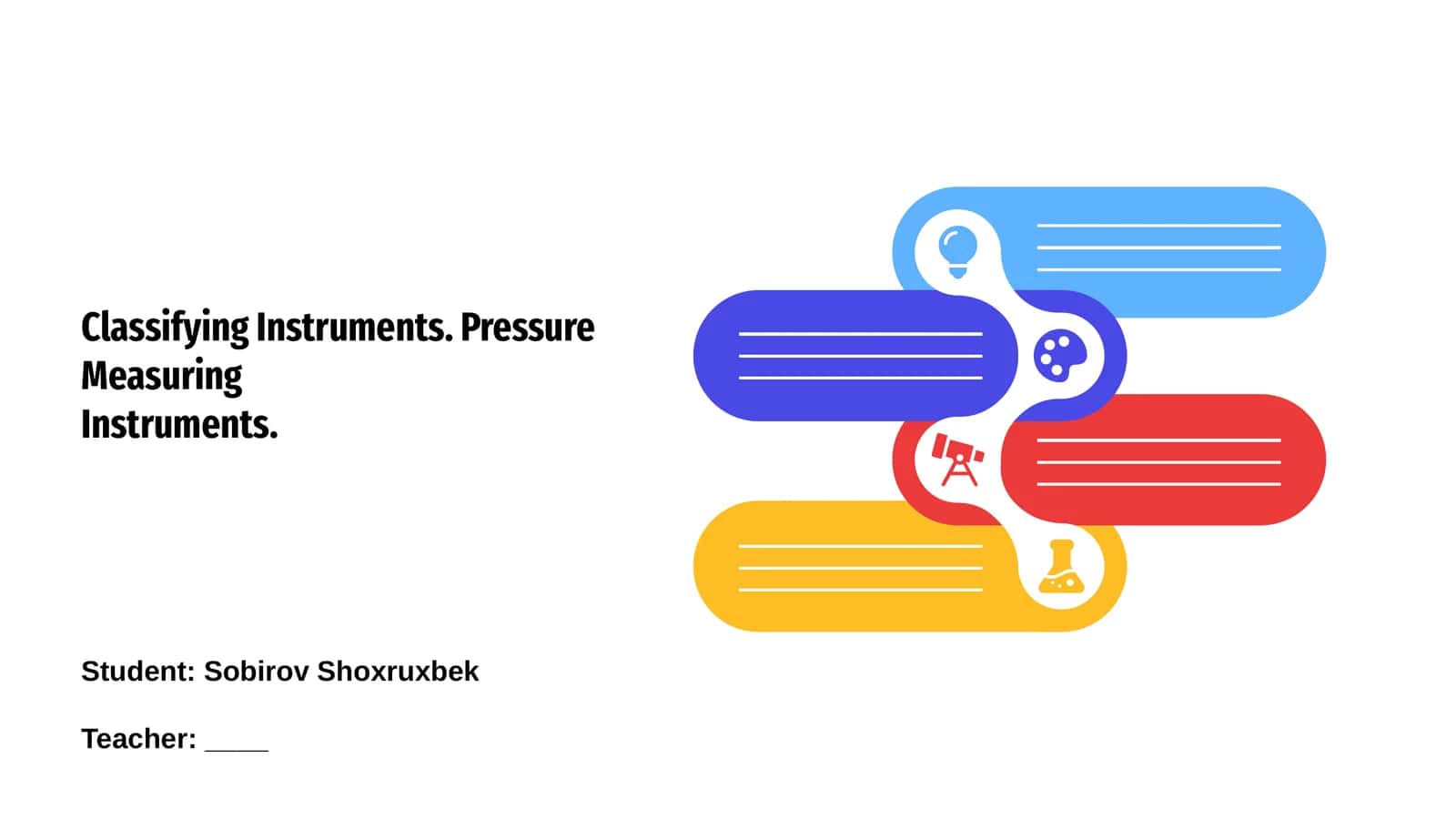 Pressure Measuring Instruments 1