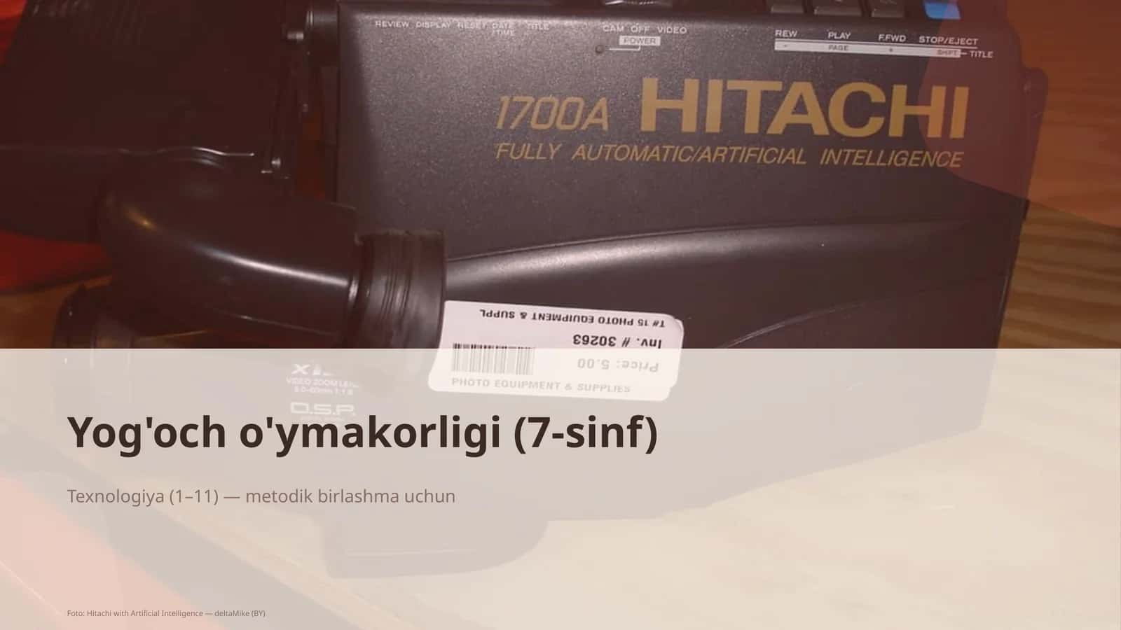 Yog'och o'ymakorligi (7-sinf) 1