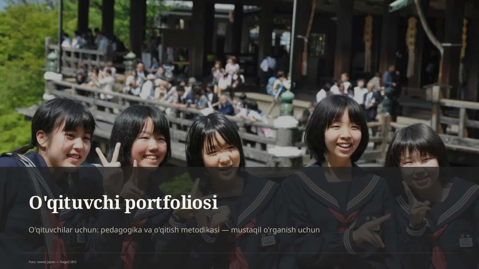 O'qituvchi portfoliosi 1