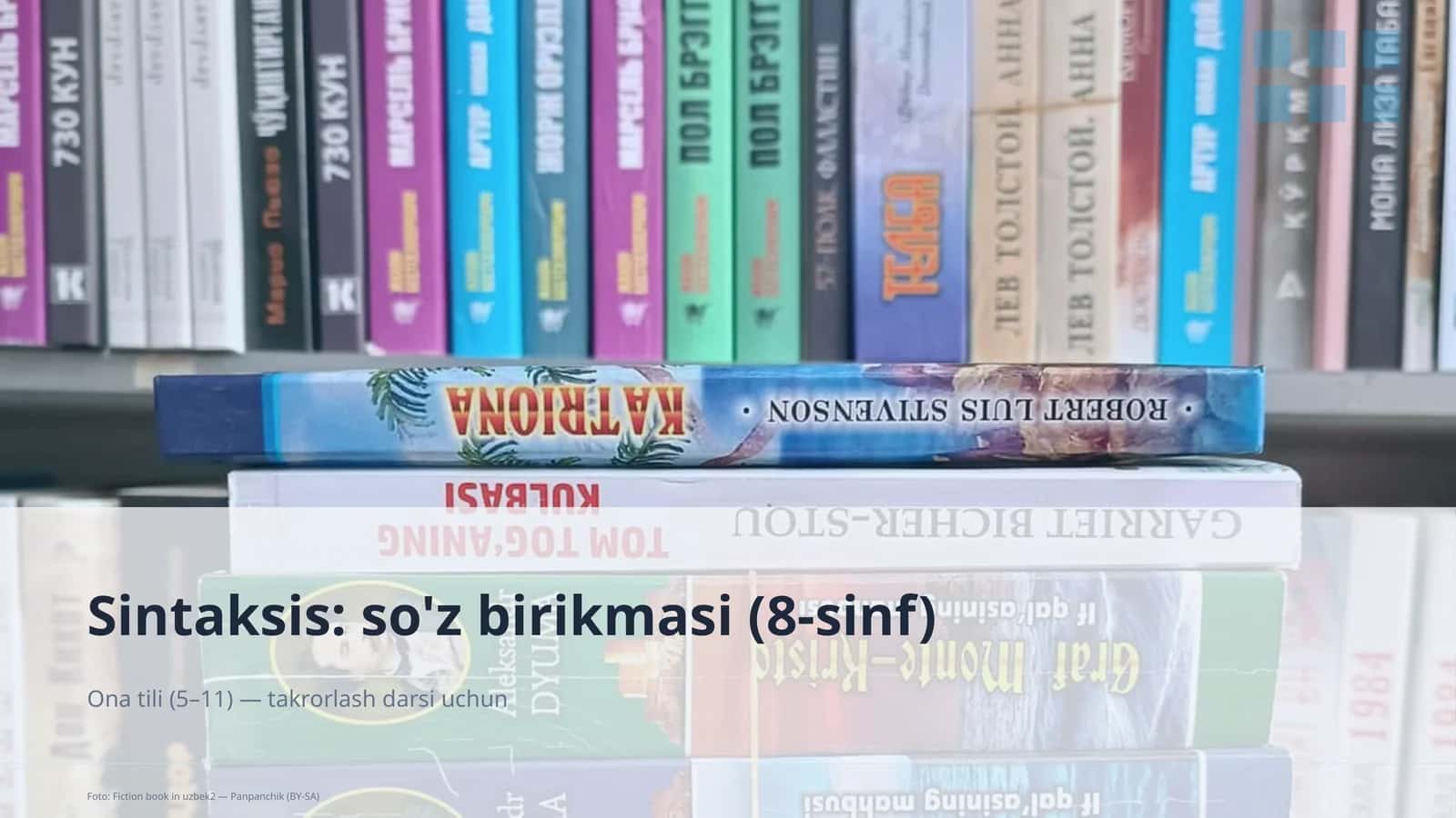 Sintaksis: so'z birikmasi (8-sinf) 1