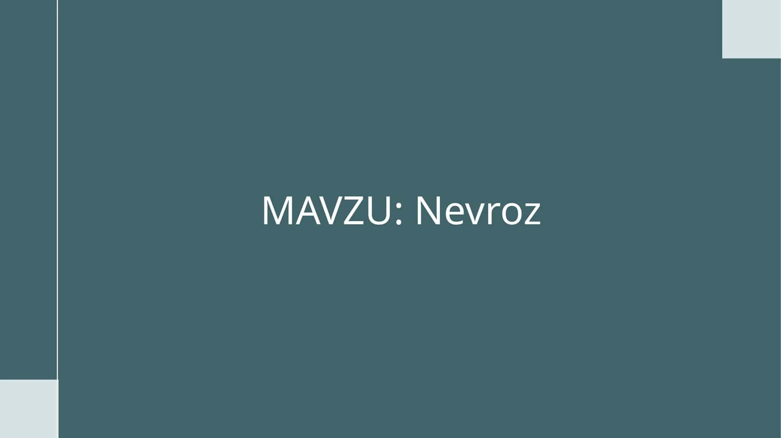 Nevroz 1