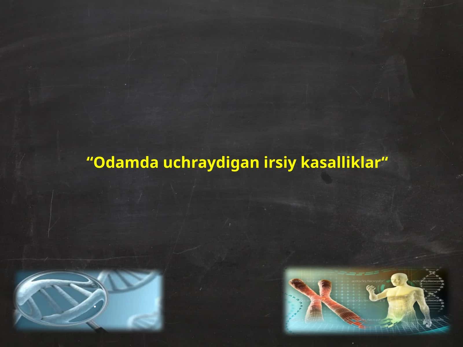 Odamda uchraydigan irsiy kasalliklar 1