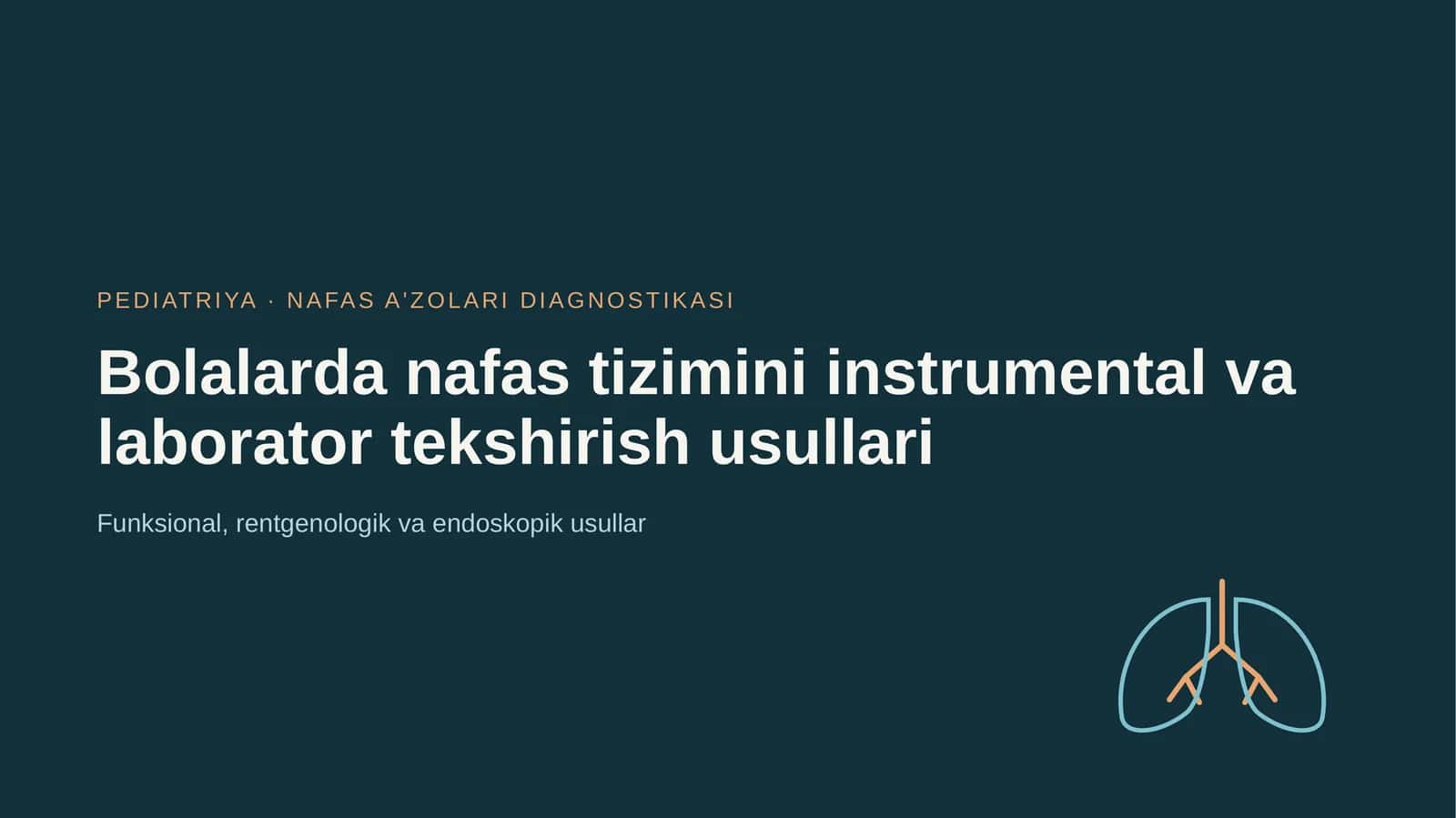 NAFAS A'ZOLARI DIAGNOSTIKASI 1