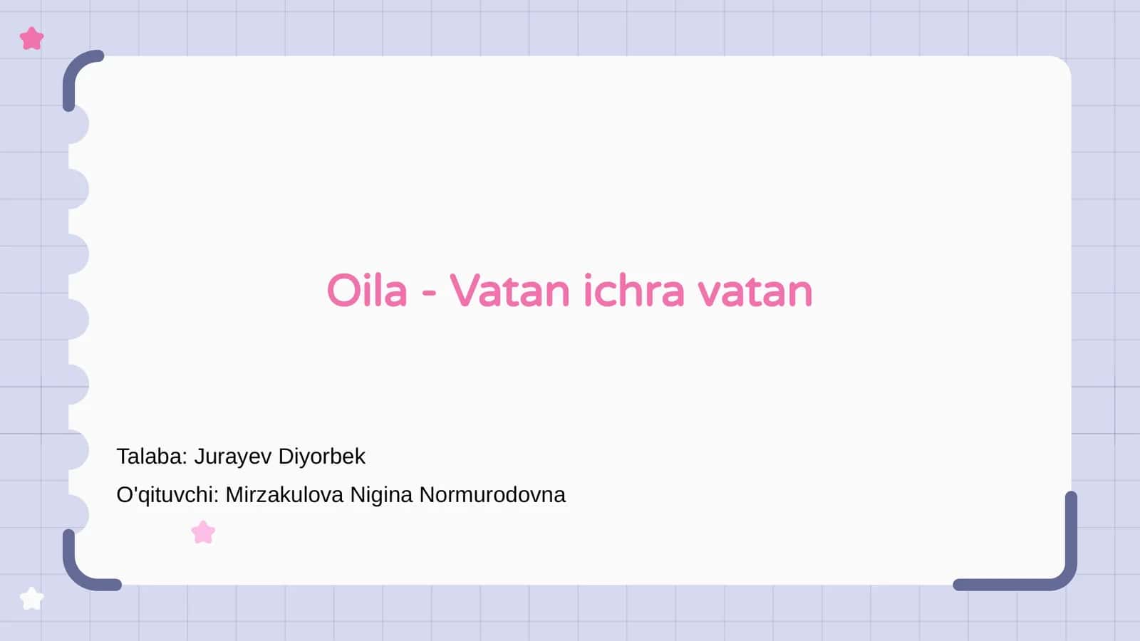 Oila - Vatan ichra vatan 1
