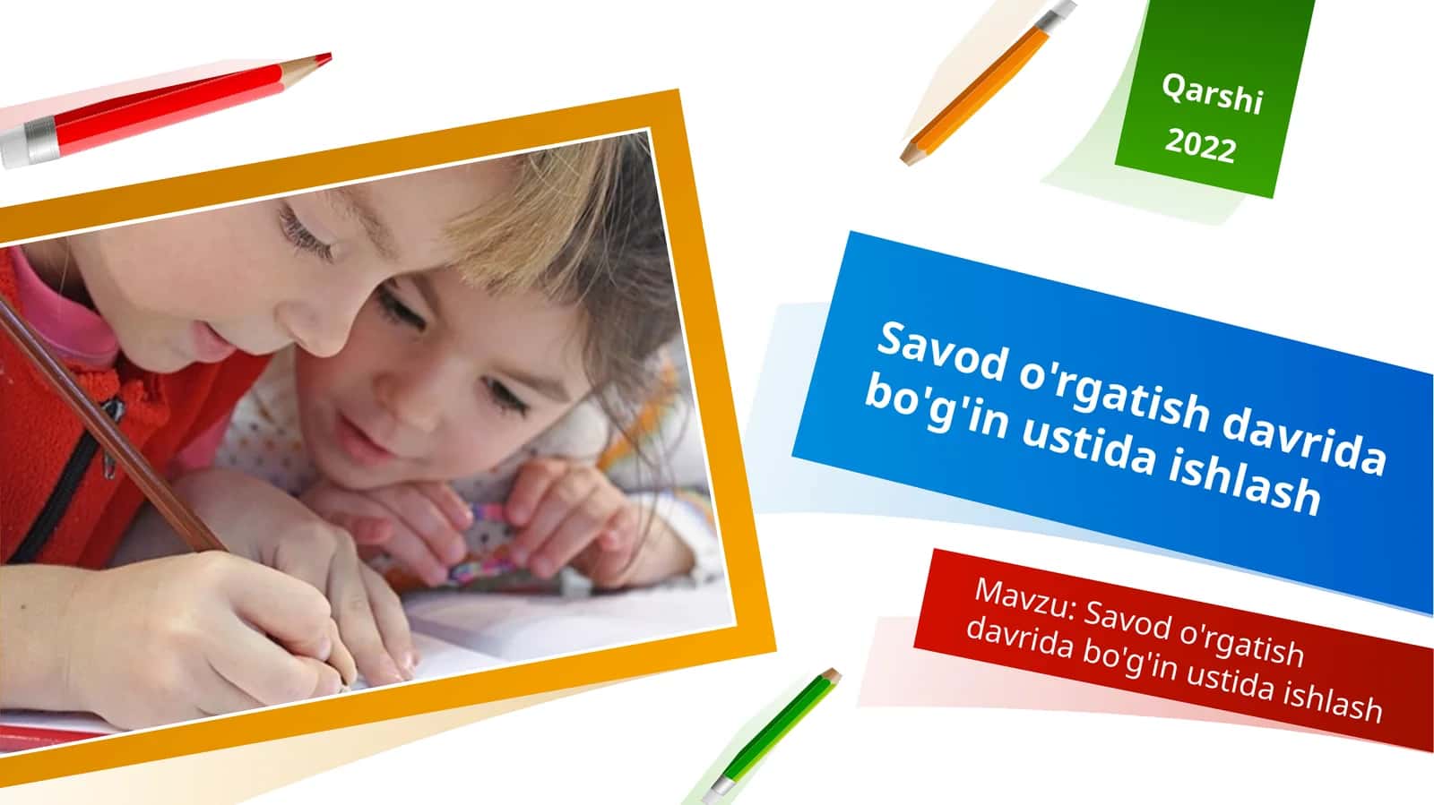 Savodo'rgatish davrida bo'g'in ustida ishlash 1