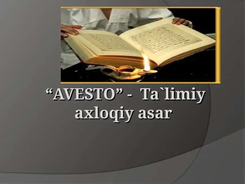 Avesto 1