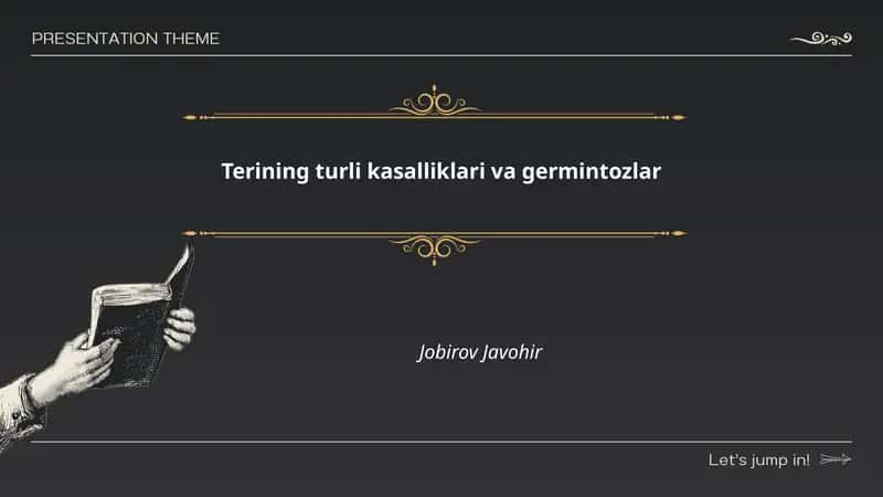 Terining turli kasalliklari va germintozlar 1