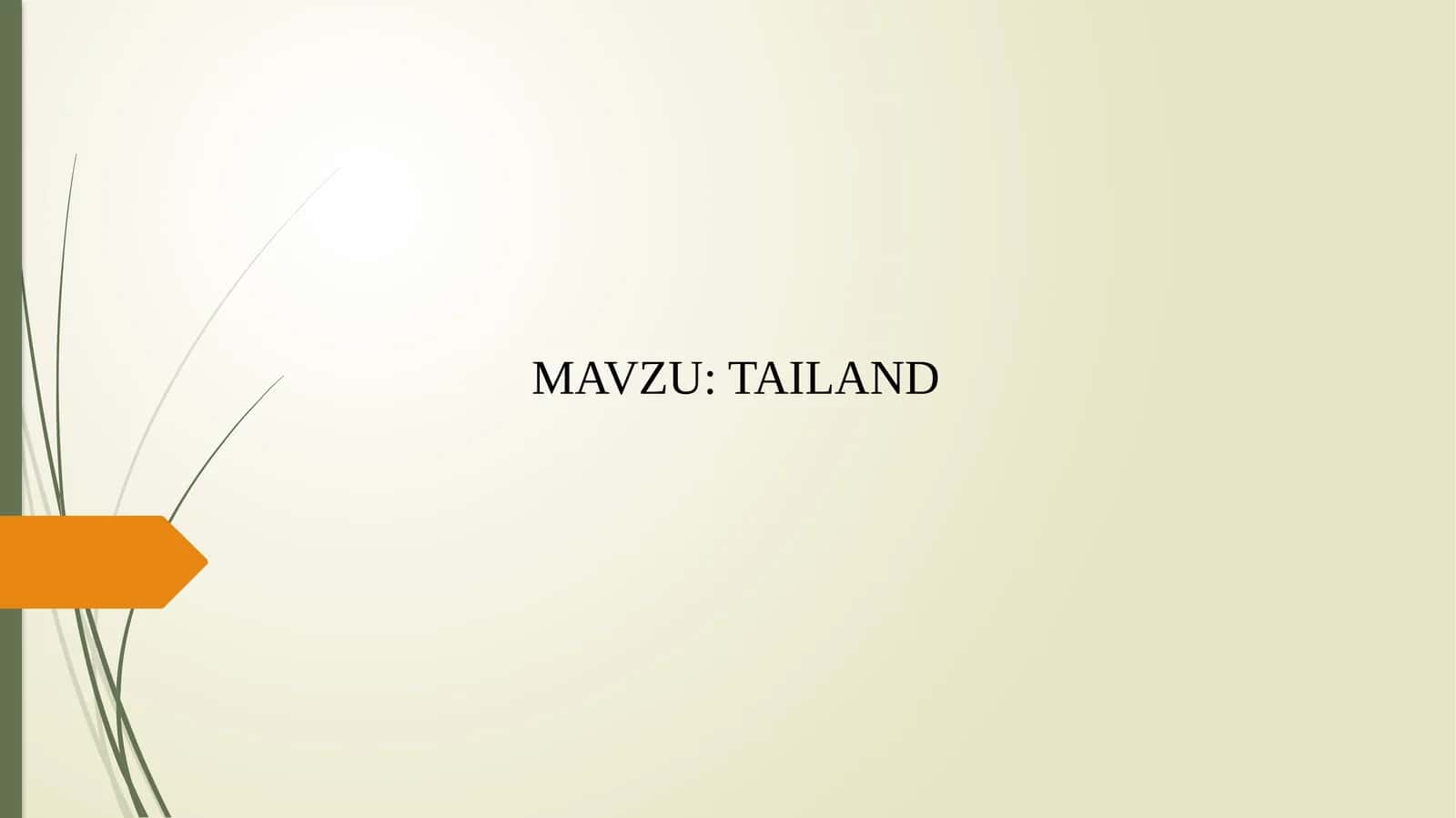 TAILAND 1