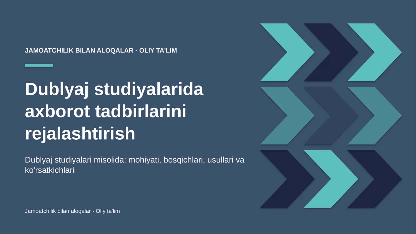 dublyaj studiyalarida axborot tadbirlarini rejalashtirish 8181 1