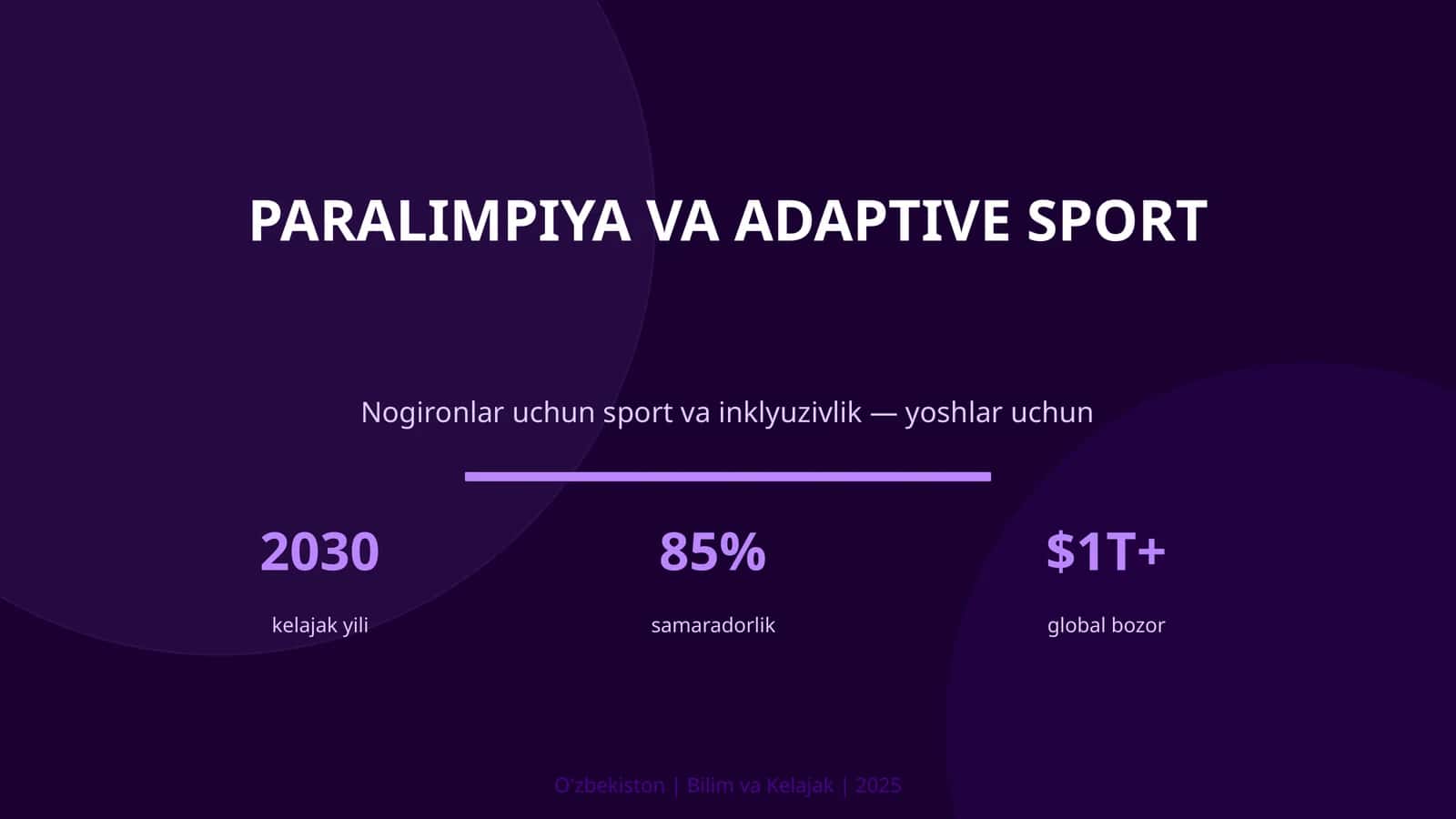 Paralimpiya va adaptive sport 1