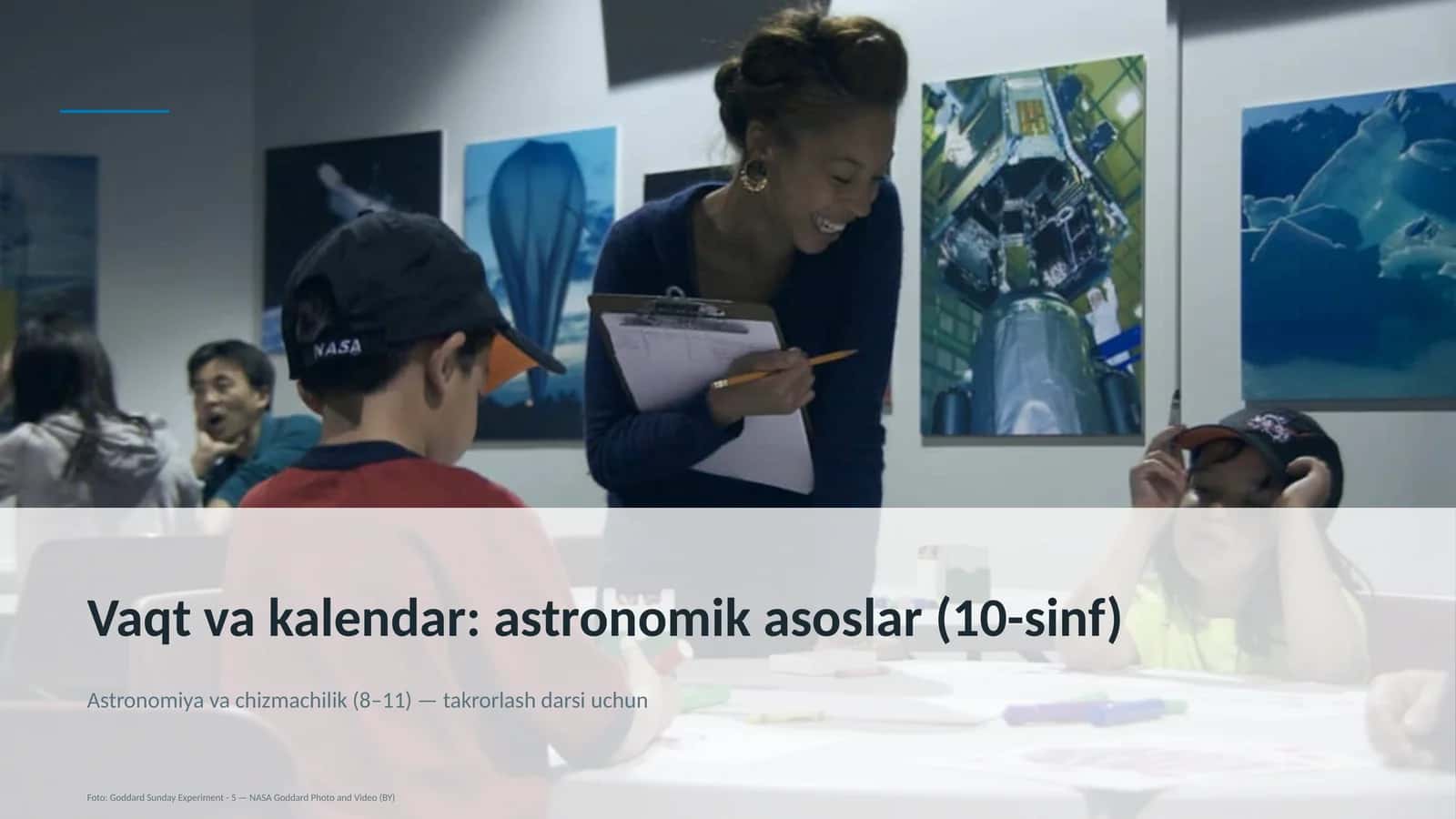 Vaqt va kalendar: astronomik asoslar (10-sinf) 1