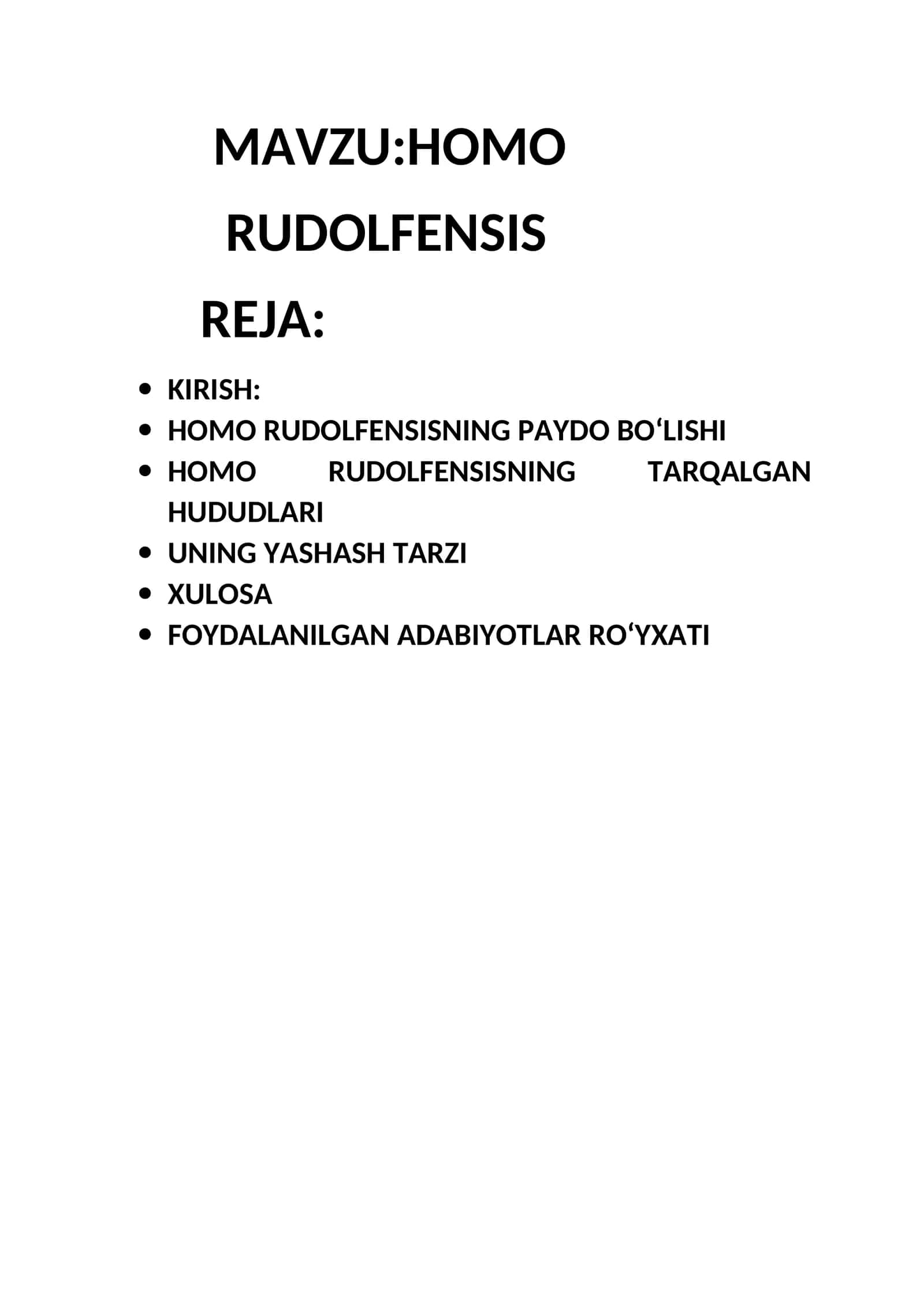 HOMO RUDOLFENSIS 1