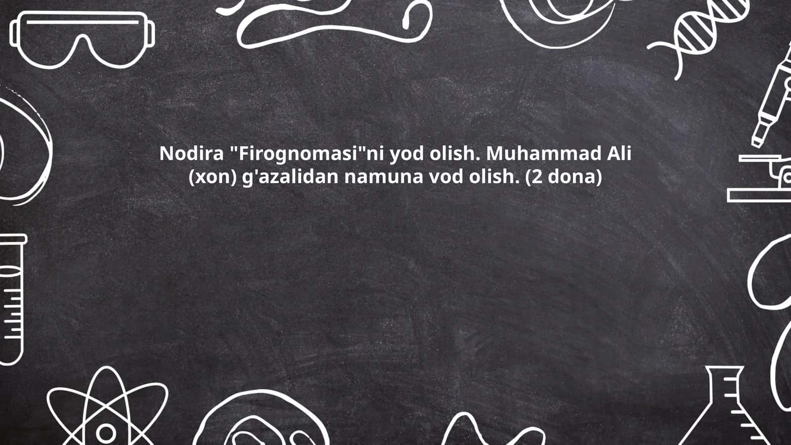 Nodira "Firognomasi" 1